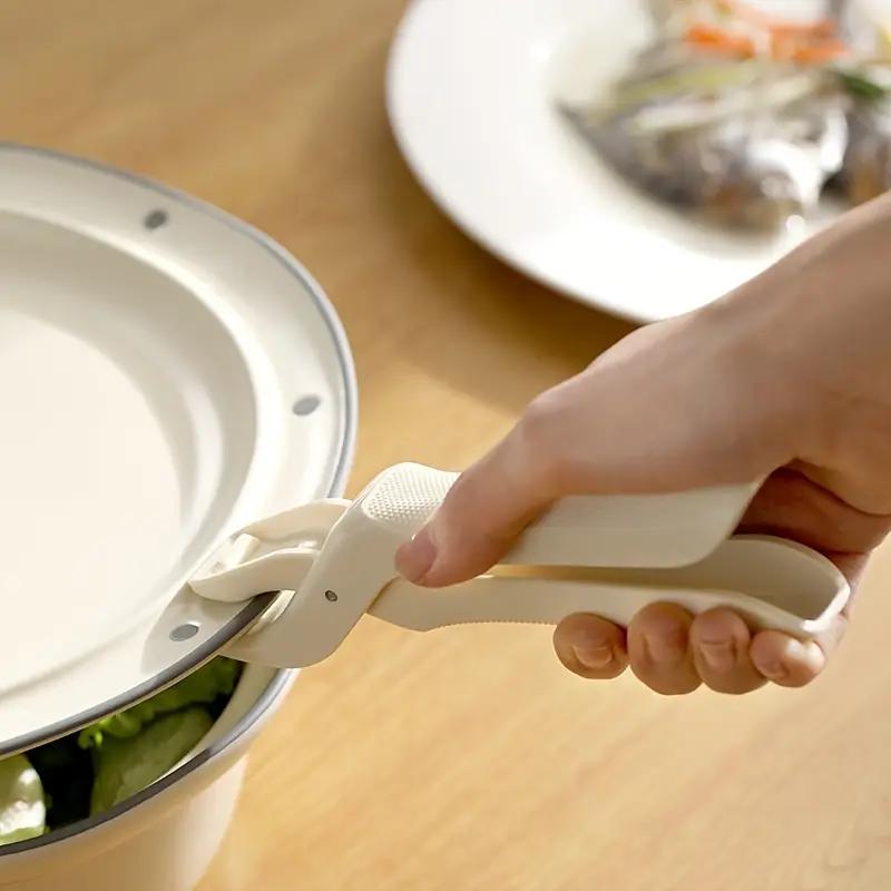 Kuchyňské kleště Žáruvzdorná spona na misku proti opaření, protiskluzová ochranná rukojeť na plech na pečení dušená zelenina Nástroj na servírování