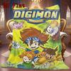 Digimon 2D Flat Pattern Flannel Blanket High quality All Seasons Warmth and Comfort Perfect for Christmas Gifts.NMT0928543