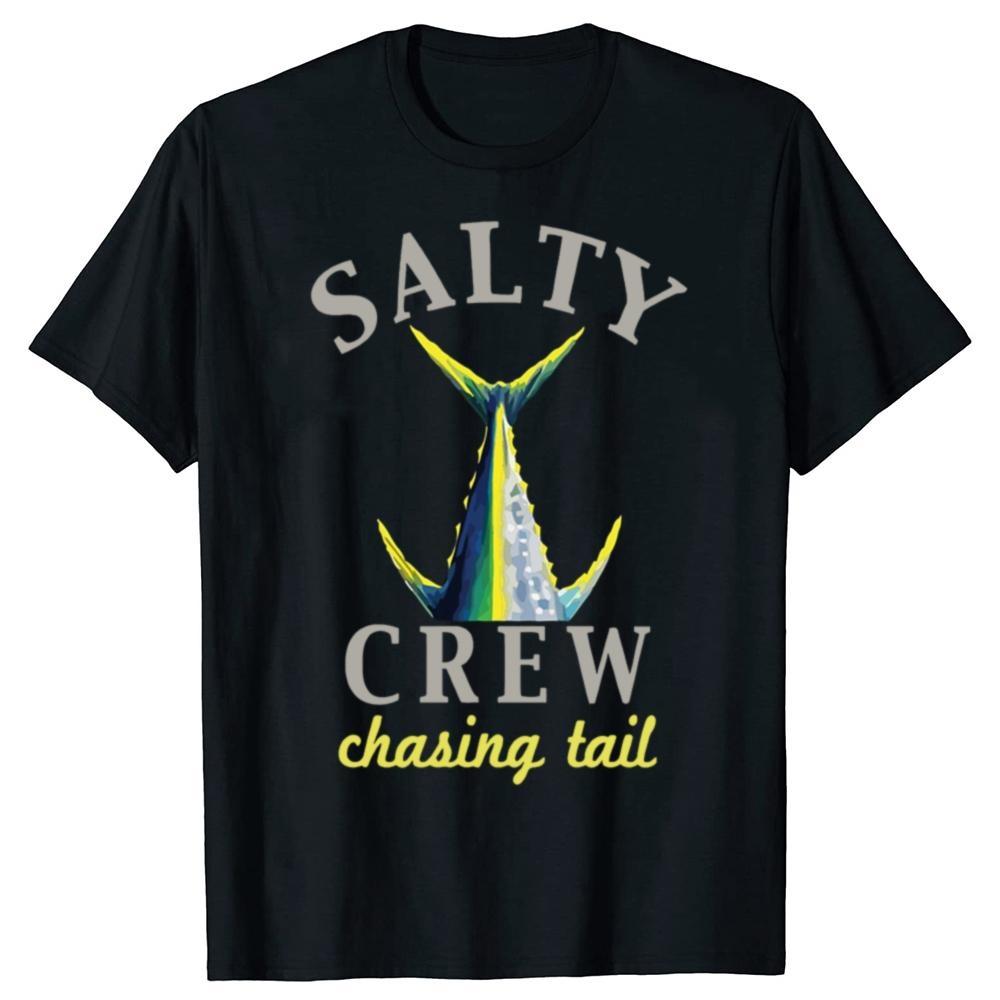 

2025 Amazing Tees Male T Shirt Casual Oversized Essential Salty Crew Women Classic Tshirt Men Black T-shirts Graphic Streetwear XXXXXL чорний