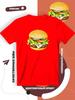 T-shirt with Burger Print