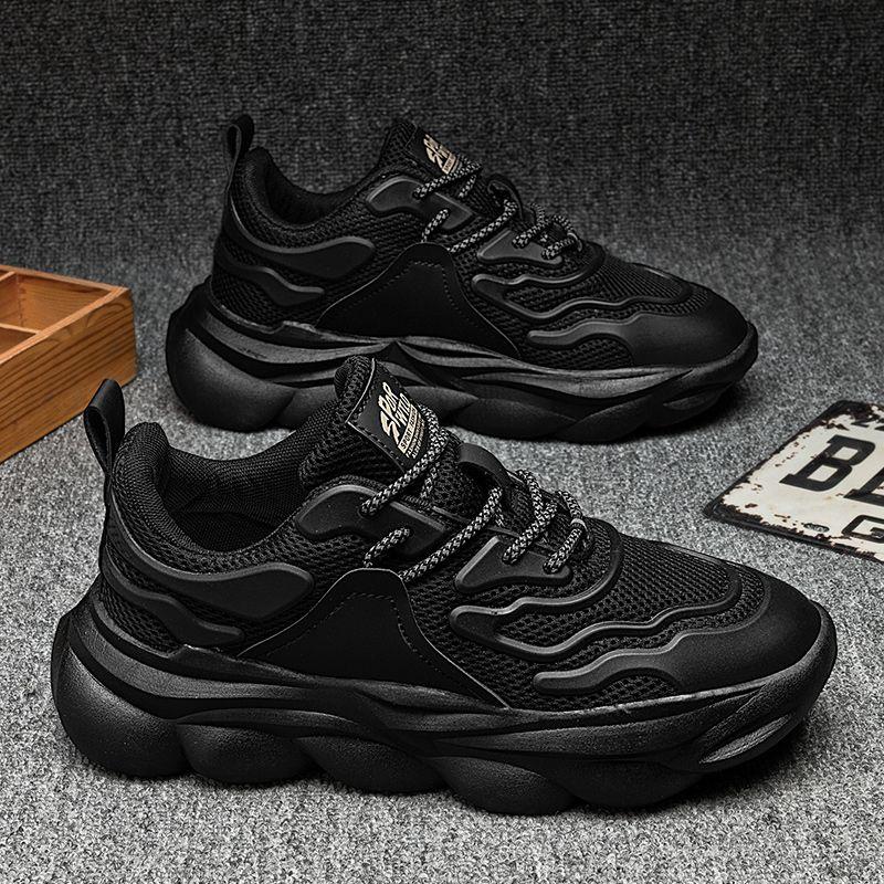 Mesh Weiß Dicke Plateau Herrenschuhe Herren Casual Sneakers Leicht Ohne Leder Trend 2025 Walking Günstige Aktion Hot 39