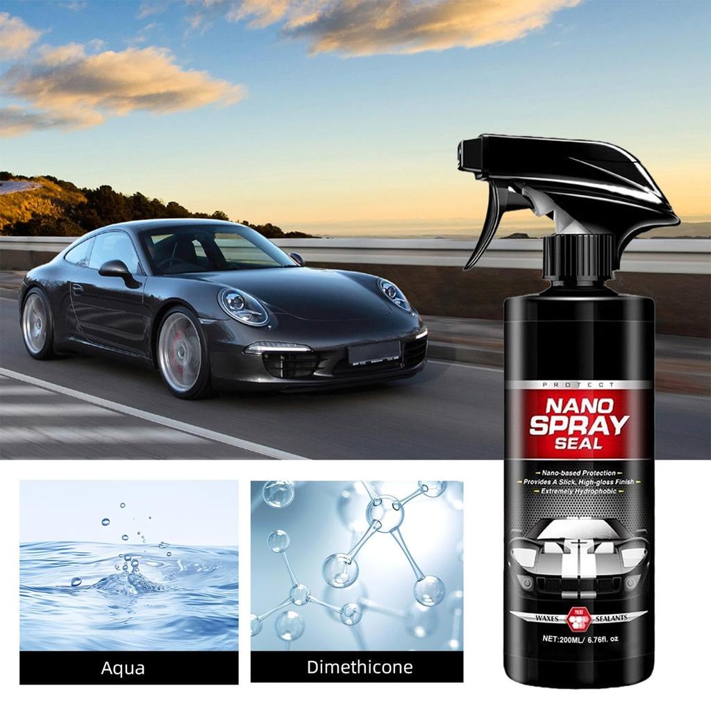 Car Agent, Car Ceramic , 200ml Nano Car Gloss Refresher |