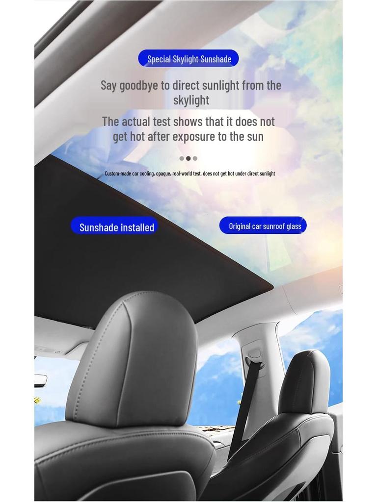 2024 Chery Xingji Era ET Sunroof Sunshade: Heat Insulation & Sun Protection Car Roof Canopy Accessories