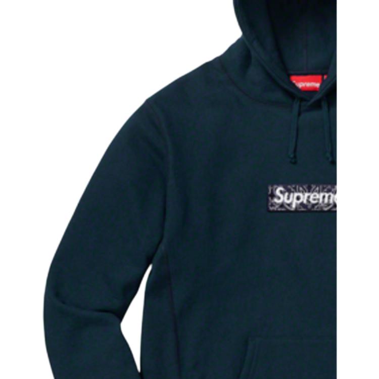 Supreme Bandana Box Logo Hættetrøje SUP-FW19-10827