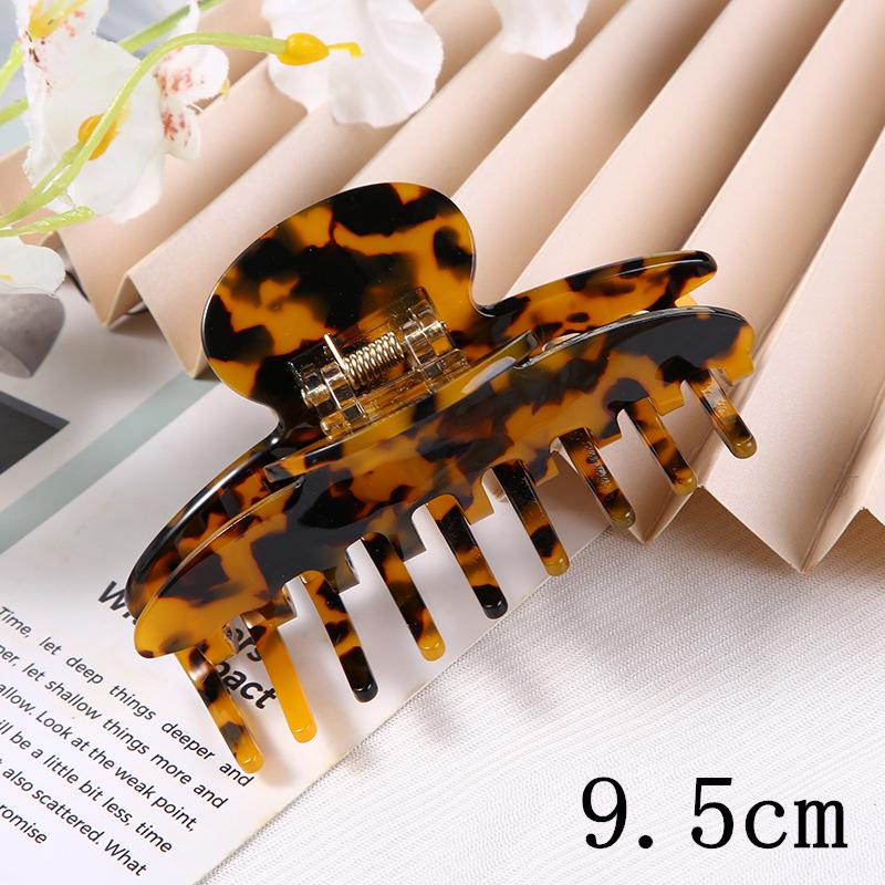 Yuanbao Cloud Pattern Hair Claw Clip – European & American Style Acetate Hair Accessory