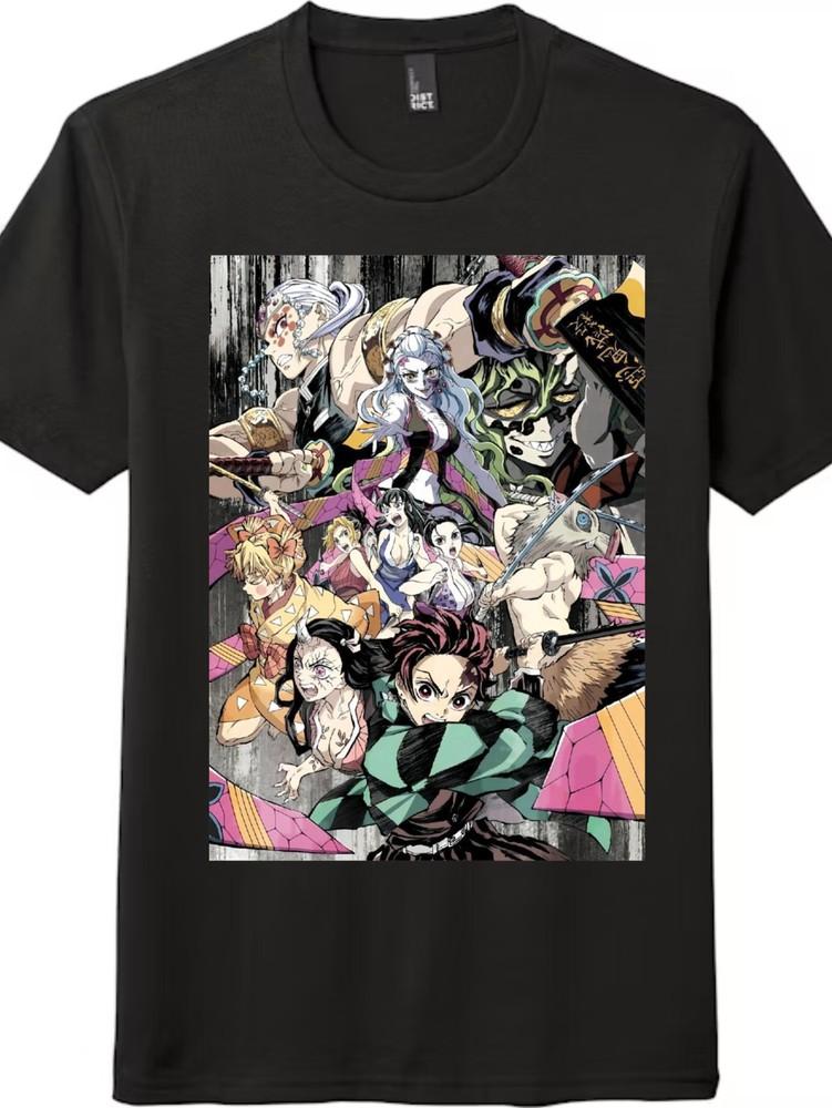 

Demon Slayer Anime Graphic T-Shirt, Unisex Casual Tee for Anime Fans S