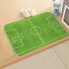 VIKAMA Football Pitch Doormat Stain-Resistant & Non-Slip Entrance Hallway Mat Bedroom Entrance Rug Bedside Carpet Home Decor