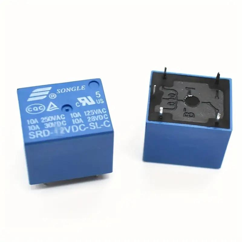 Relay SRD-09VDC-SL-C T73 9V 5 Pin PCB Type Power Relay Electronic DIY Kit Srd09vdcslc