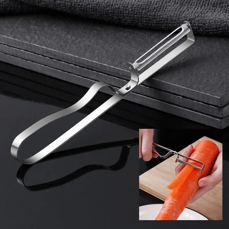 Creative Fruit Vegetable Peeler Stainless Steel Potato Cucumber Peeling Knife Sharp Scraper Planer Home Kitchen Gadgets