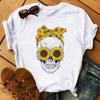 Camiseta De Arte Esttica Feminina De Flores De Caveira Roupas Punk Rock Camiseta Estampada Com Cavaleiro Roupas Fitness Vero 2020