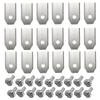 18-60PCS Lawn Mower Cutting Blades Set Stainless Steel Trimmer Blade Compatible with Gardena/Yardforce Cutter Blades Replacement