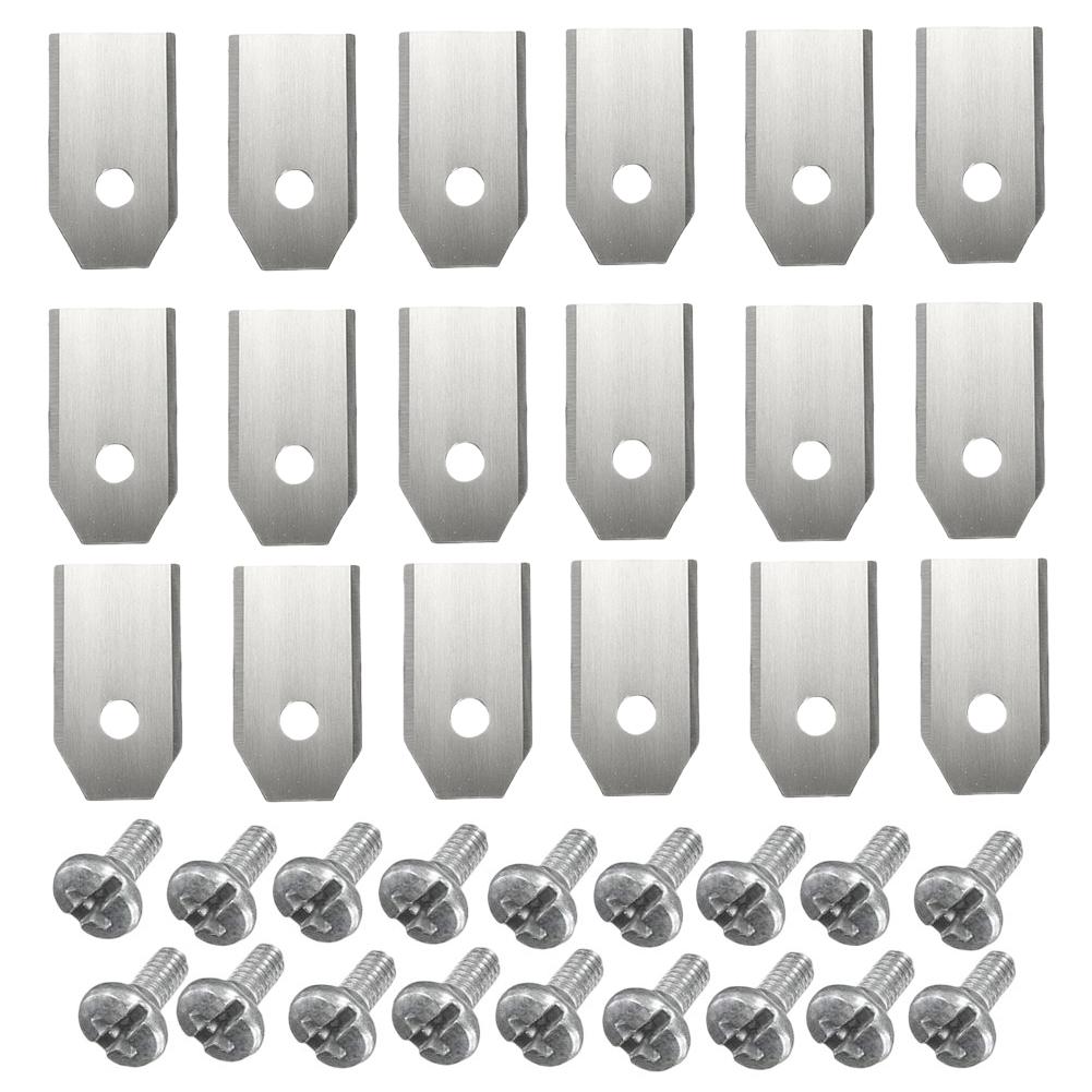 30/18PCS Lawn Mower Cutting Blades Set Stainless Steel Mowing Machine Blades 0.7 MM for Husqvarna Automower/Gardena Lawnmower