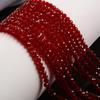 4/6mm Pink Black White Red Rondelle Austria Faceted Crystal Beads Round Glass Beads Loose Spacer Beads for Jewelry Making DIY
