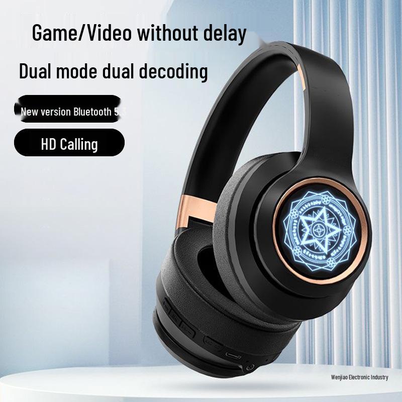 Men's Noise-Cancelling Over-Ear Bluetooth Gaming Headphones (2025 Model)