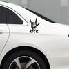 G103 15x23.1cm Three Ratels Car Stickers Rock Finger Funny Sticker Auto Decals