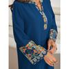 Robe longue imprimée d'été pour l'Aïd pour femmes musulmanes, abaya, caftan, grande taille, Dubaï, Turquie