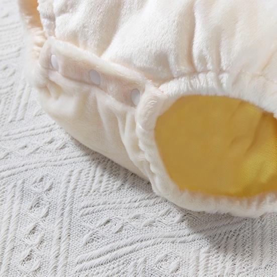 Chick Costume for Babies One-Piece Jumpsuit Cotton Blend Soft Breathable Newborn Outfit with Detachable Hood Easter Party Photography