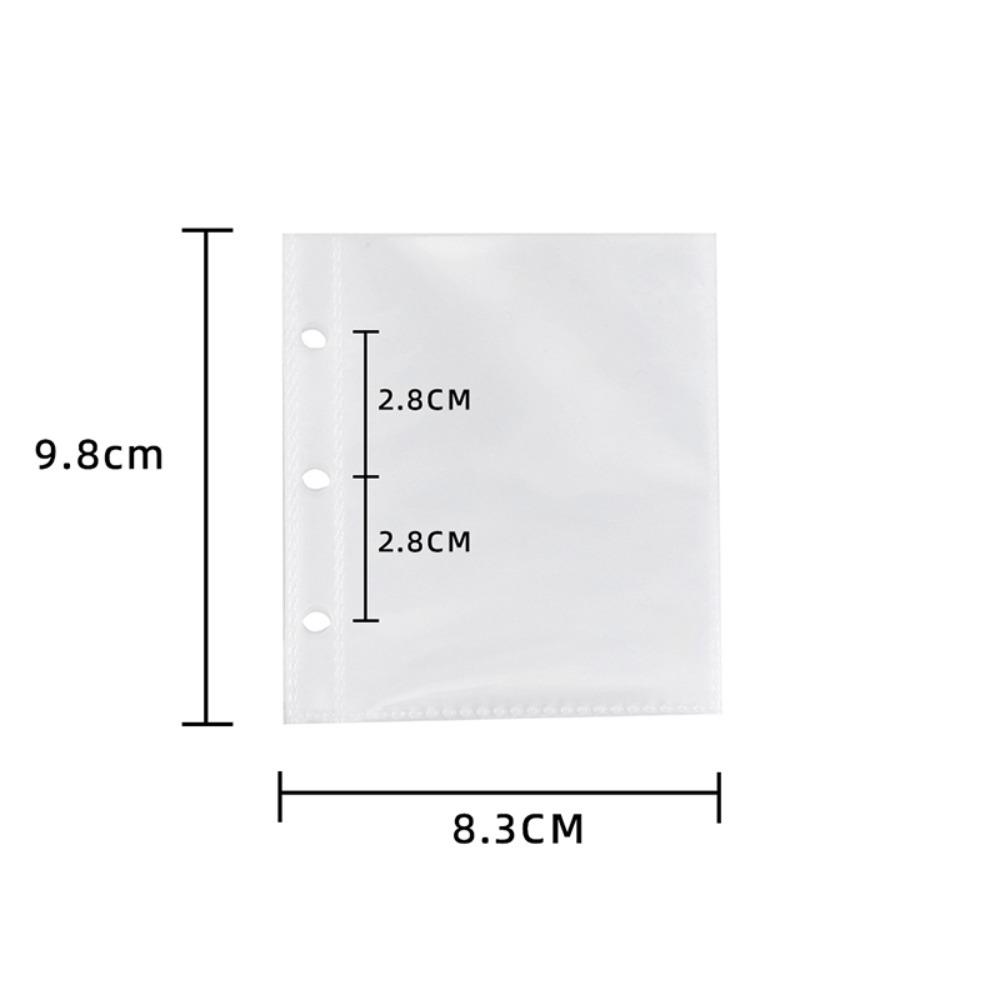 Acrylic Photo Album Loose-leaf A5/A7/A8 Idol Card Organizer Water Ripple Design Pictures Storage Booklet Instant Photo Display