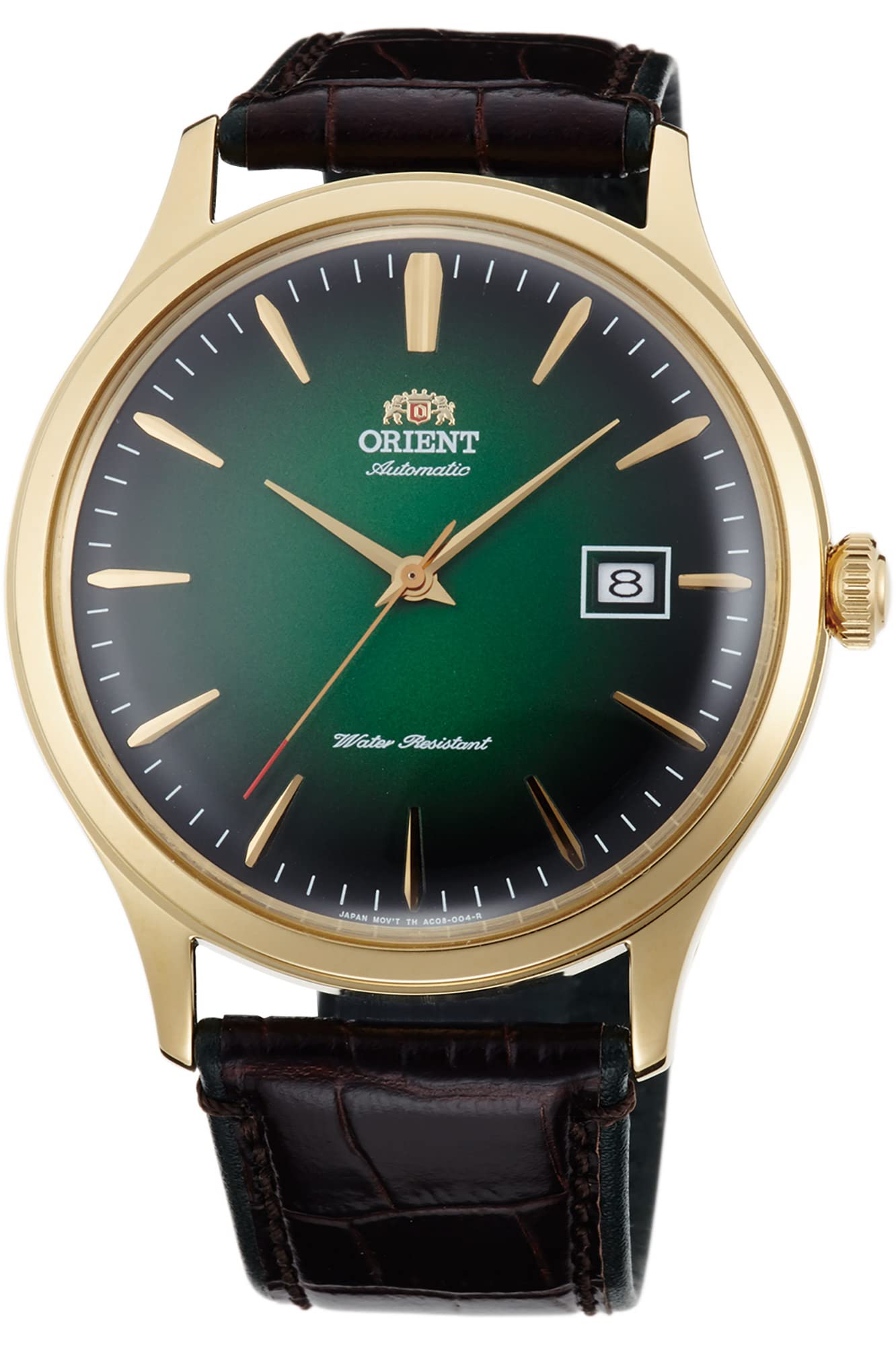 

Orient Mens Analogue Automatic Watch with Leather Strap FAC08002F0, Pine Green, Strap
