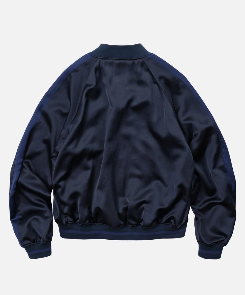 Frizmworks Viscose Satin Jacket _ Navy