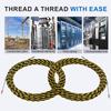 6mm 5M-50M Cable Push Puller Threader Electrical Wire Guide Device Puller Lead Wiring Installation Tool With 2pcs Wire Harness