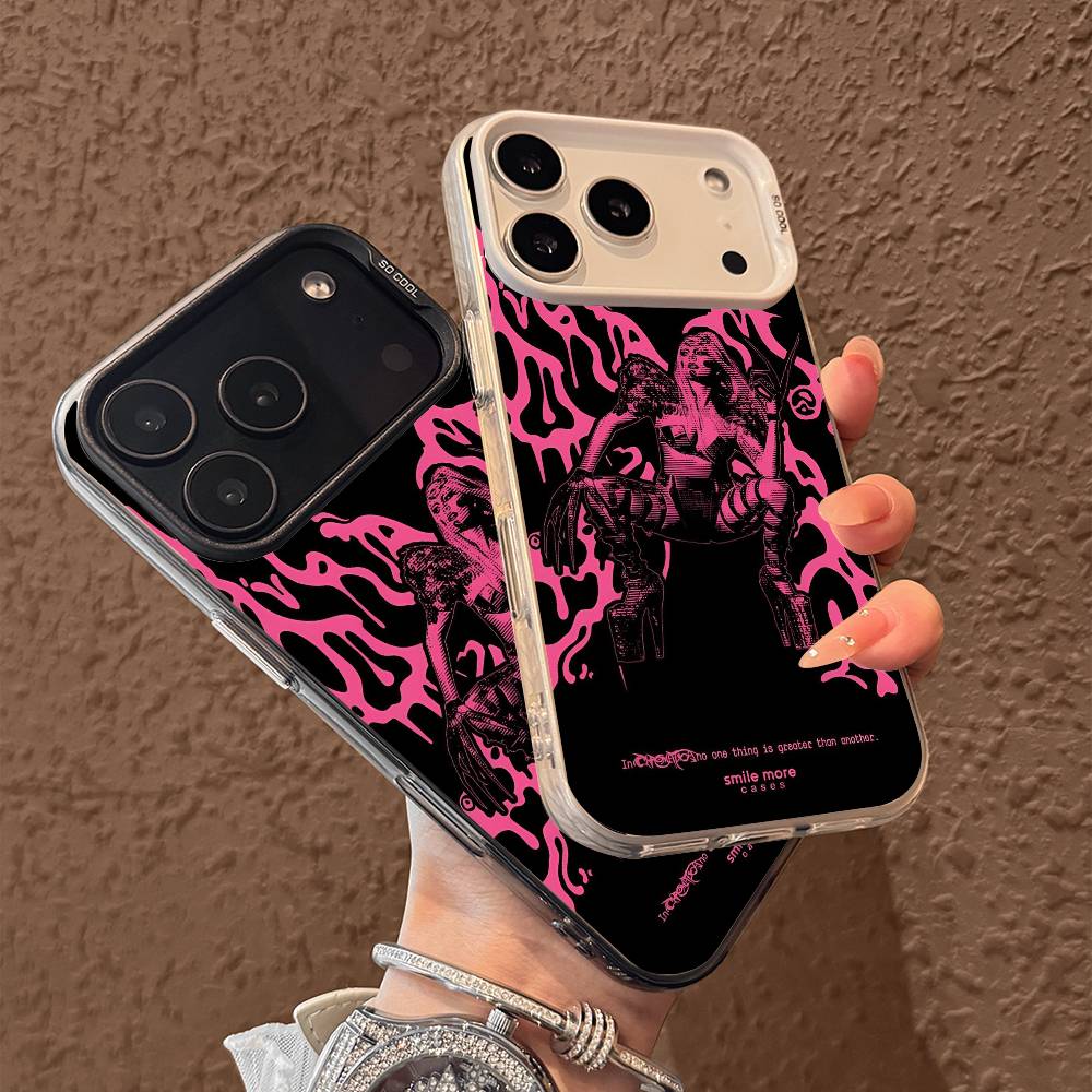 Singer L-Lady Gaga-a Phone Case for iPhone 17 17Air 16 15 14 13 12 11 Pro Max Plus Colorful Silver