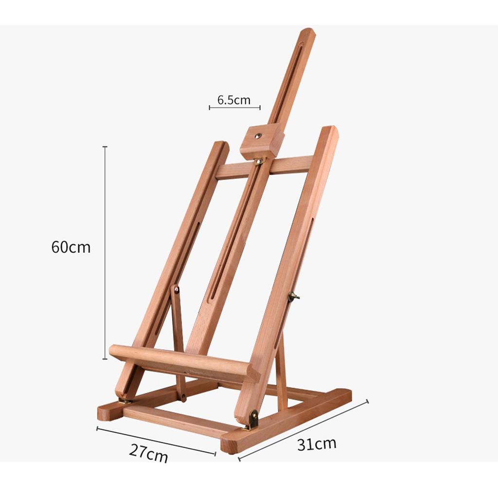 Wooden Foldable Desktop Easel for Kids - Tabletop Art Stand