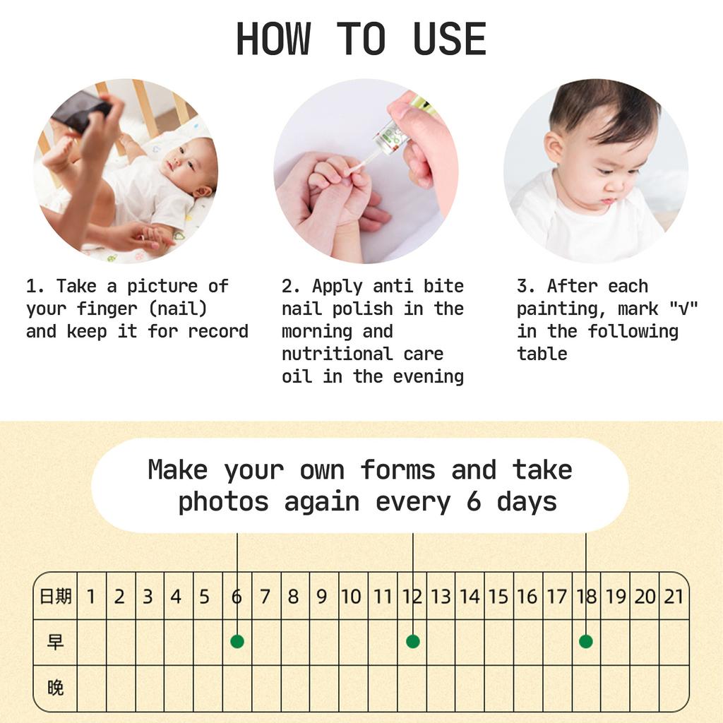 Bittermelonenextrakt, Nagelbitterwasser für Kinder, 10 ml, stoppt das Fingerlutschen und fördert gute Gewohnheiten, nicht am Finger zu essen