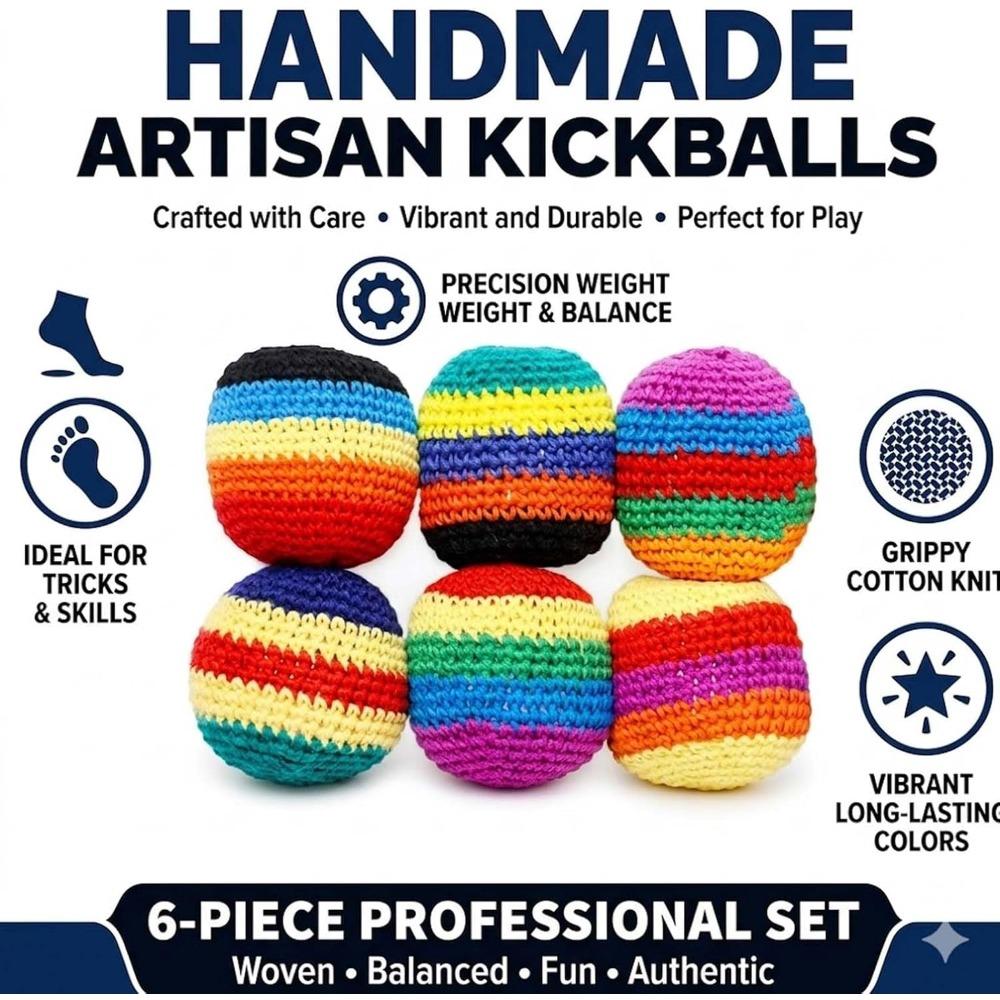 6/12/24 Hand-knitted Beanbag, 2026 Multicolor Crochet Beanbag for Adults, Soft Crochet Beanbag/juggling Ball (suitable for Beginners).
