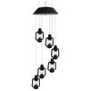 Powered Wind Light, Colorful LED Hanging for Garden Patio Balcony Outdoor Decor