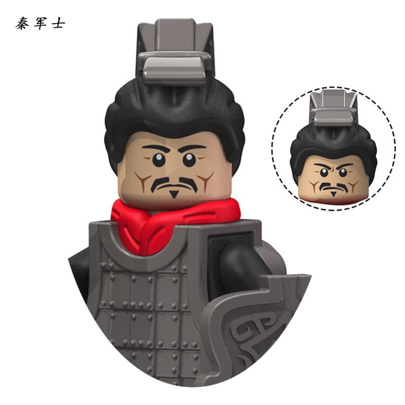 Kinas eldgamle Qin-dynastisoldatfigurer Byggeklosser Terrakottahæren Klosser Samling Leker For Barn