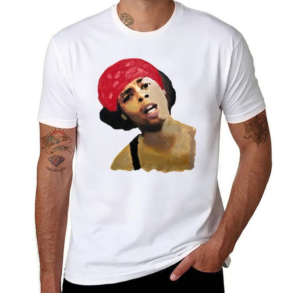 Antoine Dodson Oil Painting Print Tshirt Plus Size All Match Tee Shirt