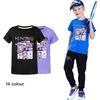 5095 Kids Girls Boys Christmas New Year Rumi Mira Zoey Print Casual Cotton Short Sleeves T-Shirt