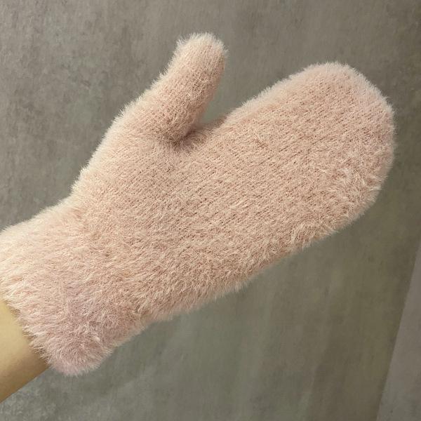 Winter Niedlich Koreanischer Stil Student Plüsch Gestrickt Radfahren Kältefest Paar Plus Samt und Verdickung Um Warm zu Halten im Herbst und Winter