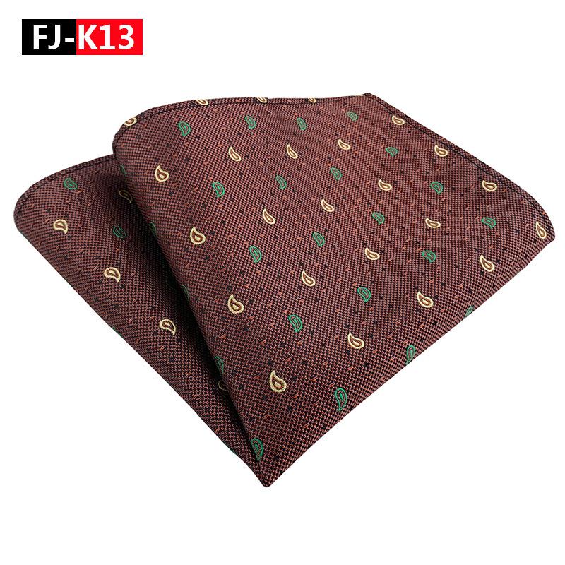 Blumen-Paisley-Polyester-Einstecktuch für Herrenanzug - Elegantes Design 2025