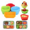 40 Pack Silicone  Baking Cups Non Sticky Reusable  Box Accessories Silicone Muffin Cupcake