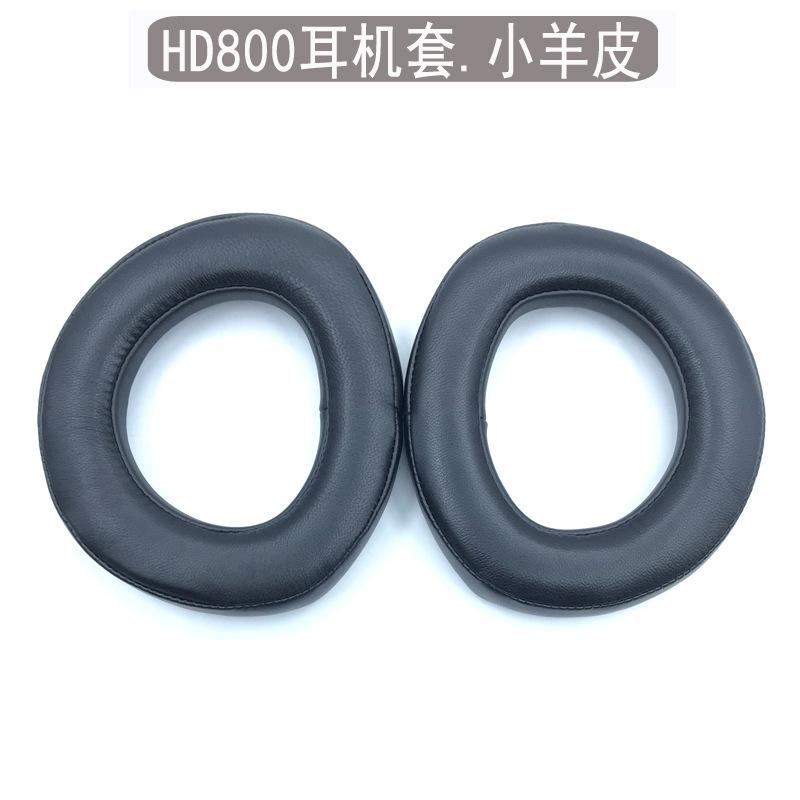 Almofadas de Ouvido de Pele de Cordeiro Para Fones de Ouvido Sennheiser HD700 HD800 S HD820 Almofada de Ouvido Espuma Almofada de Orelha Almofada de Cabeça Substituição