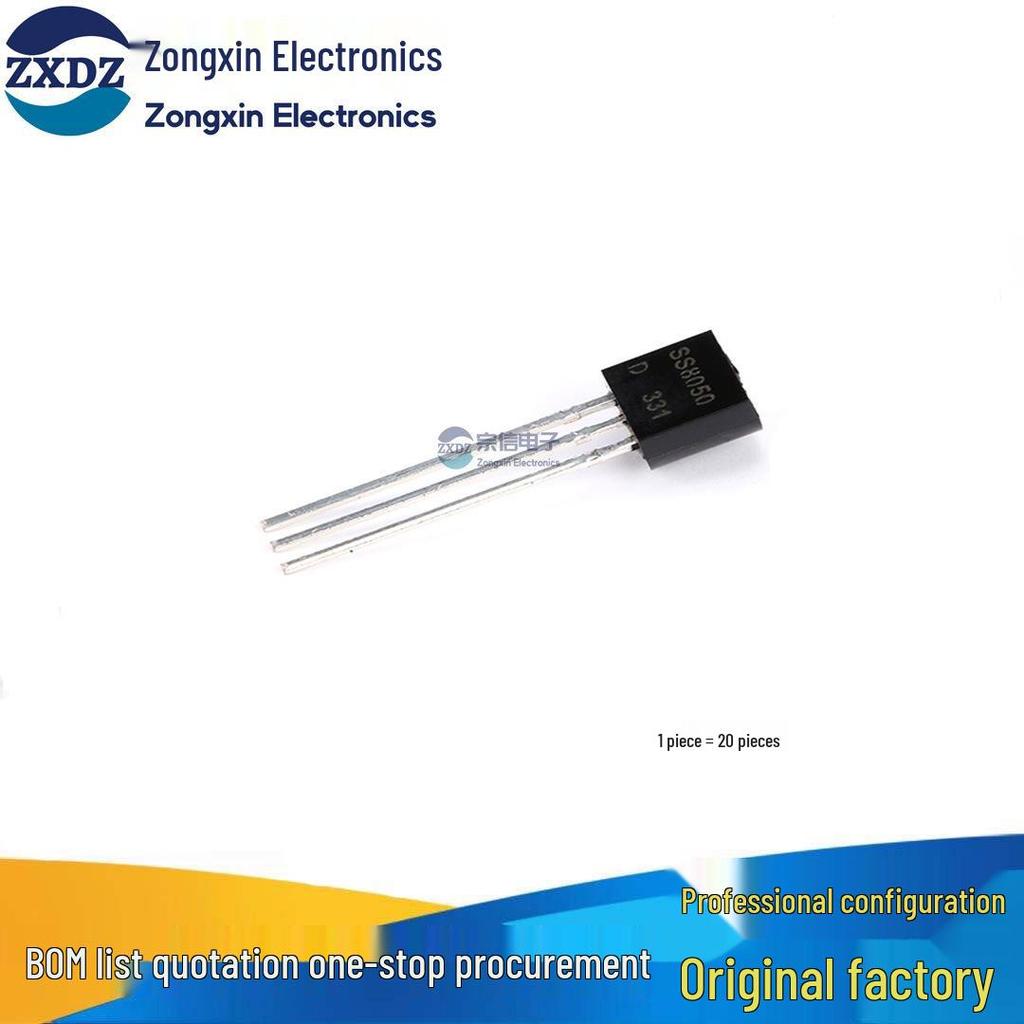 Genuine SS8050 TO-92 NPN Transistor 25V/1.5A Through-Hole (Pack of 20)