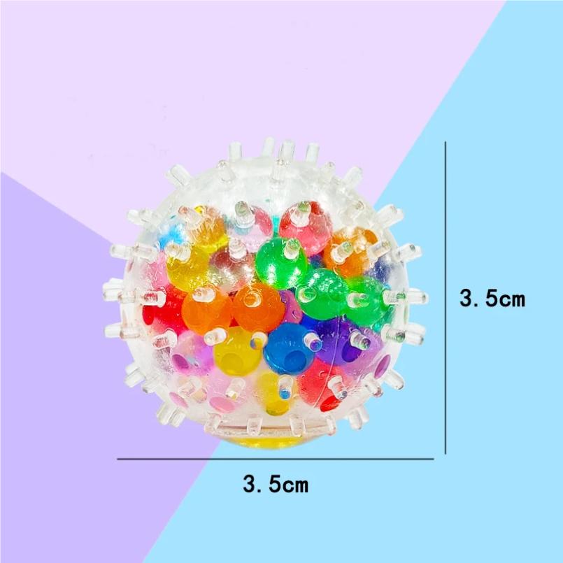 

Toys, Kids Childrens 3.5cm Spiky Bead Stress Balls, Squeeze Sensory Fidget Stress Relief Grape Balls for Adults