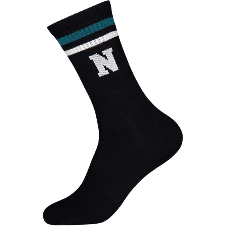 New Balance Crew Socks Unisex 1 Pack Black LAS42405-BK L