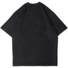 Fashion Retro Washed Cotton T-shirt Unisex O-neck Cool Summer T-shirt Short-sleeved T-shirt Top