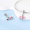 Charm Bead Charms Authentic copper Pink Sewing Machine Dress Pendant Bead Charms Compatible With Bracelets Women Jewellery Diy Fine Gift Accessory