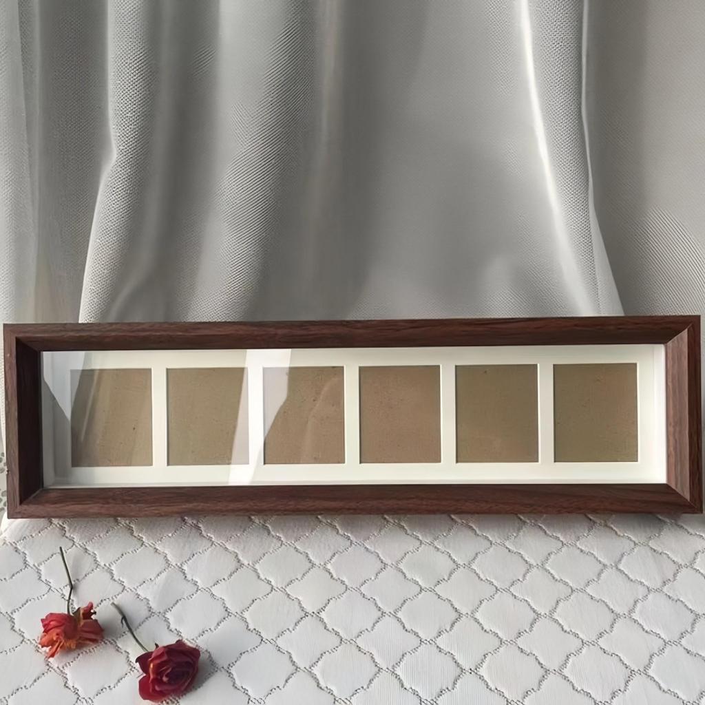 Luxury Multi-Photo Frame: Six-Image Vertical & Horizontal Display for Table Décor