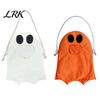 Classic Halloween Trick Or Treat Bag or Candy for Kids, Cute Ghost with Handle, Oxford Cloth Snack Holder Party Favors Kids Goodie Bags