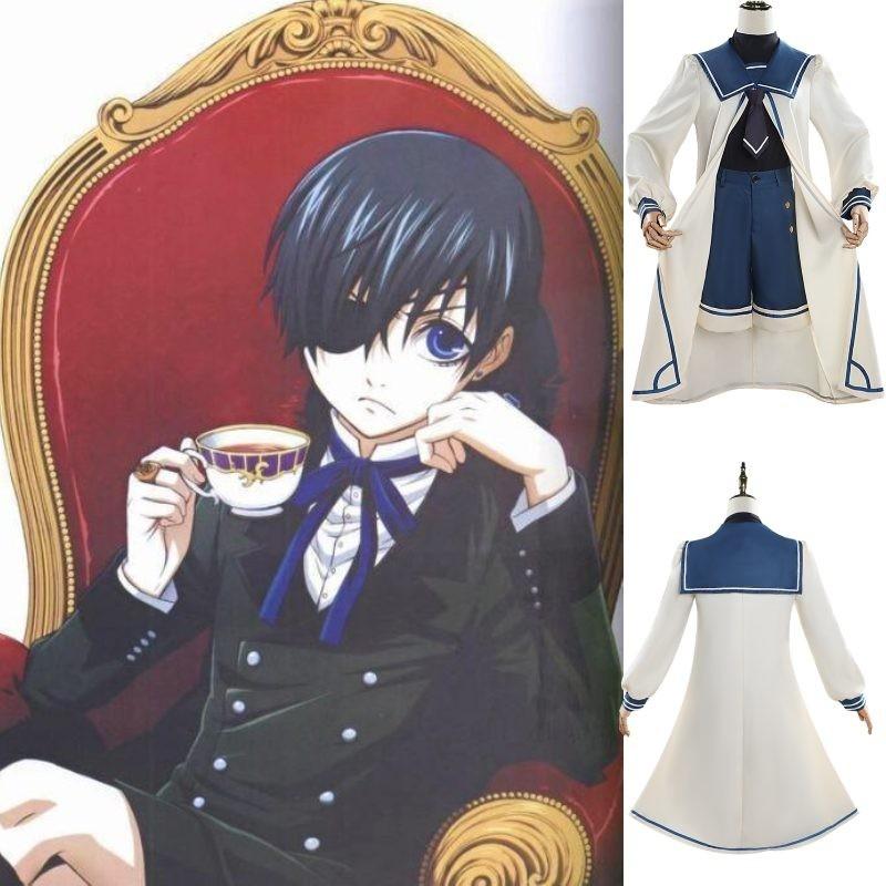 Theme Butler Black Anime Character Ciel Phantomhive Performing Cosplay Costume
