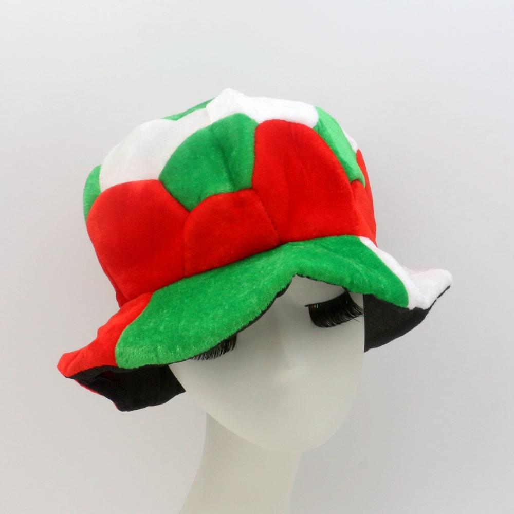 Carnival Party Boy Football Soccer Fans Cap Funny Hat White Black Football Headdress Adult Cosplay Dress Up Accessories