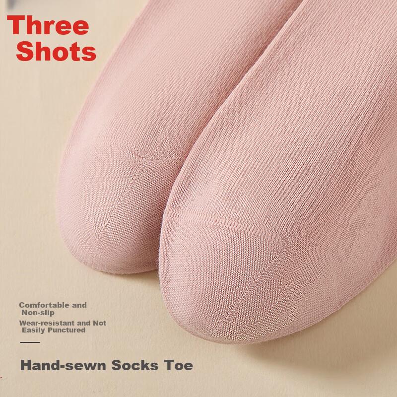 THREEGUN [Jian Series] Women's Socks, 100% Pure Cotton, Solid Color Mid-Calf Socks, 10A And Odor-Resistant Women's Socks, Pure Cotto