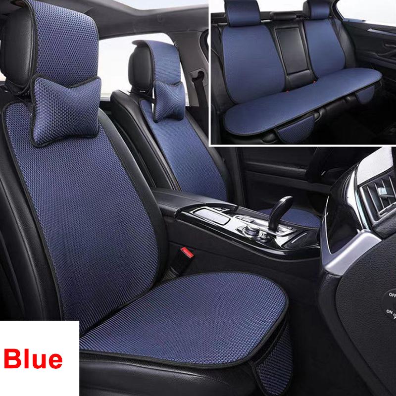 WTEMPO Ensemble de coussins de siège de voiture en tricot double couche antidérapant, confortable, respirant, haut de gamme, pour l'été