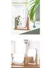 Desktop Double-Sided Magnifying Makeup Mirror, European Style, Solid Wood, HD Beauty Mirror