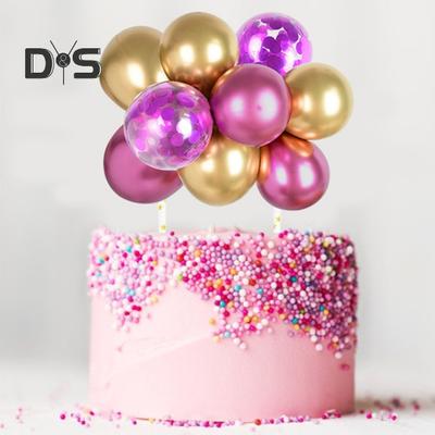 10 szt. 4-calowe balony na tort, wszystkiego najlepszego z okazji urodzin, mini kulki na tort, DIY, dekoracja do pieczenia, rocznica, przyjęcie urodzinowe, baby shower